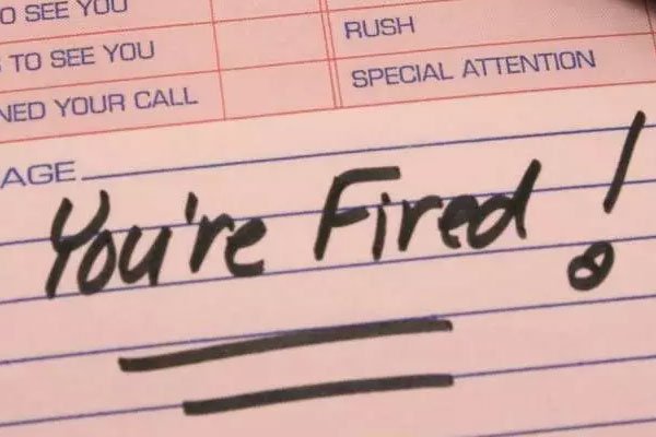 You Are Fired