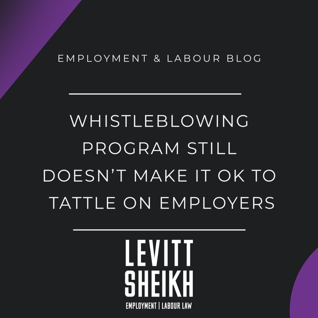 Whistleblowing Program Still Doesn’t Make It OK To Tattle On Employers