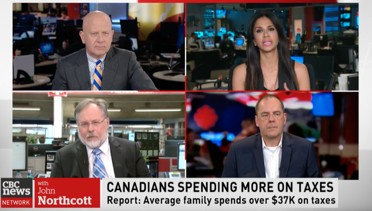 Canadian Spending More On Taxes