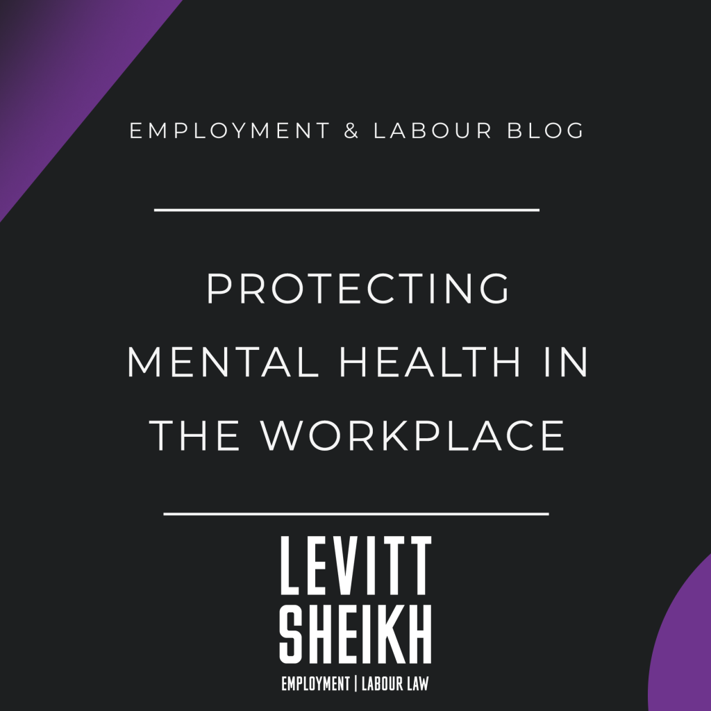 Protecting Mental Health in the Workplace