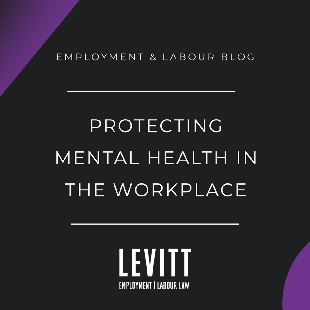 Protecting Mental Health in the Workplace