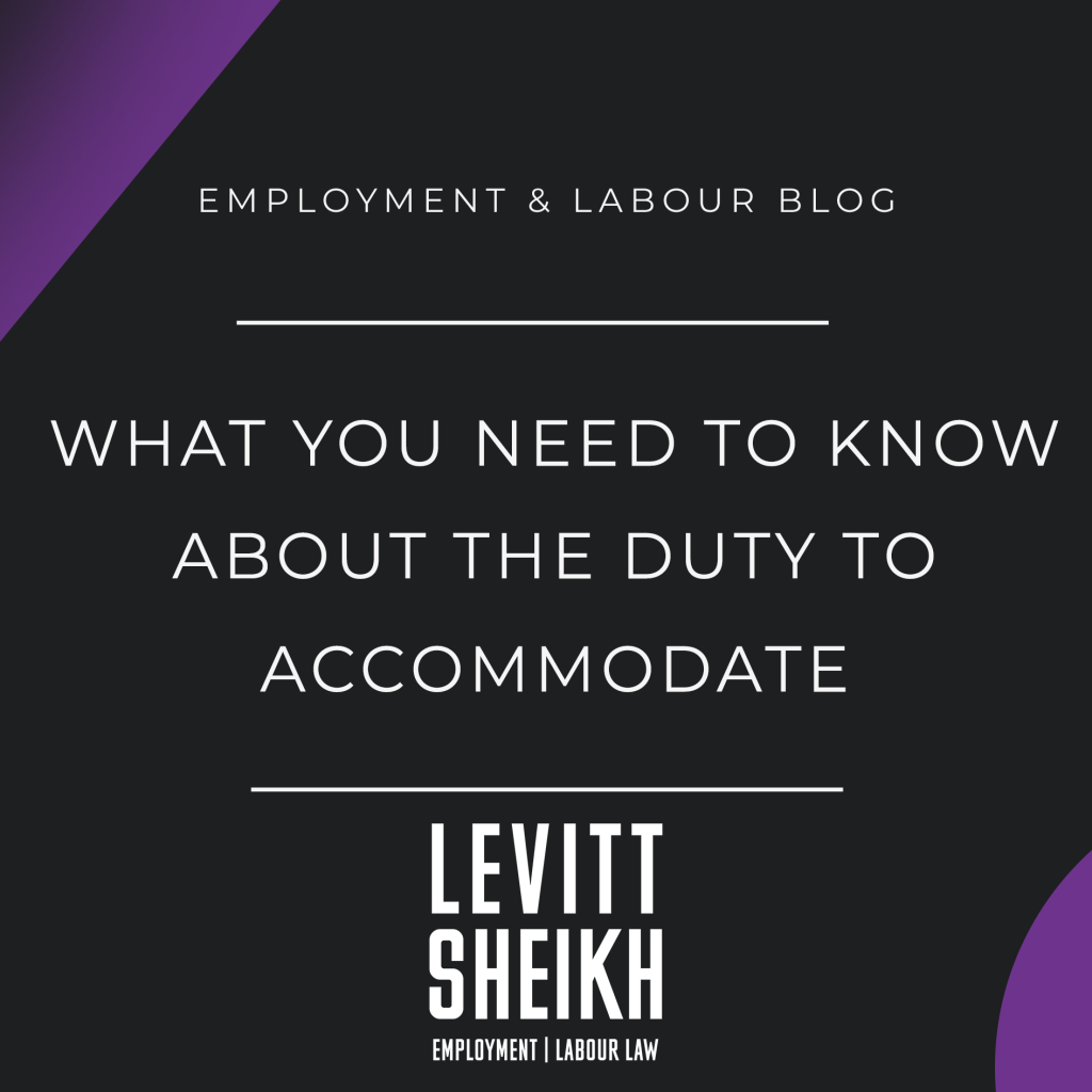 What You Need to Know About the Duty to Accommodate