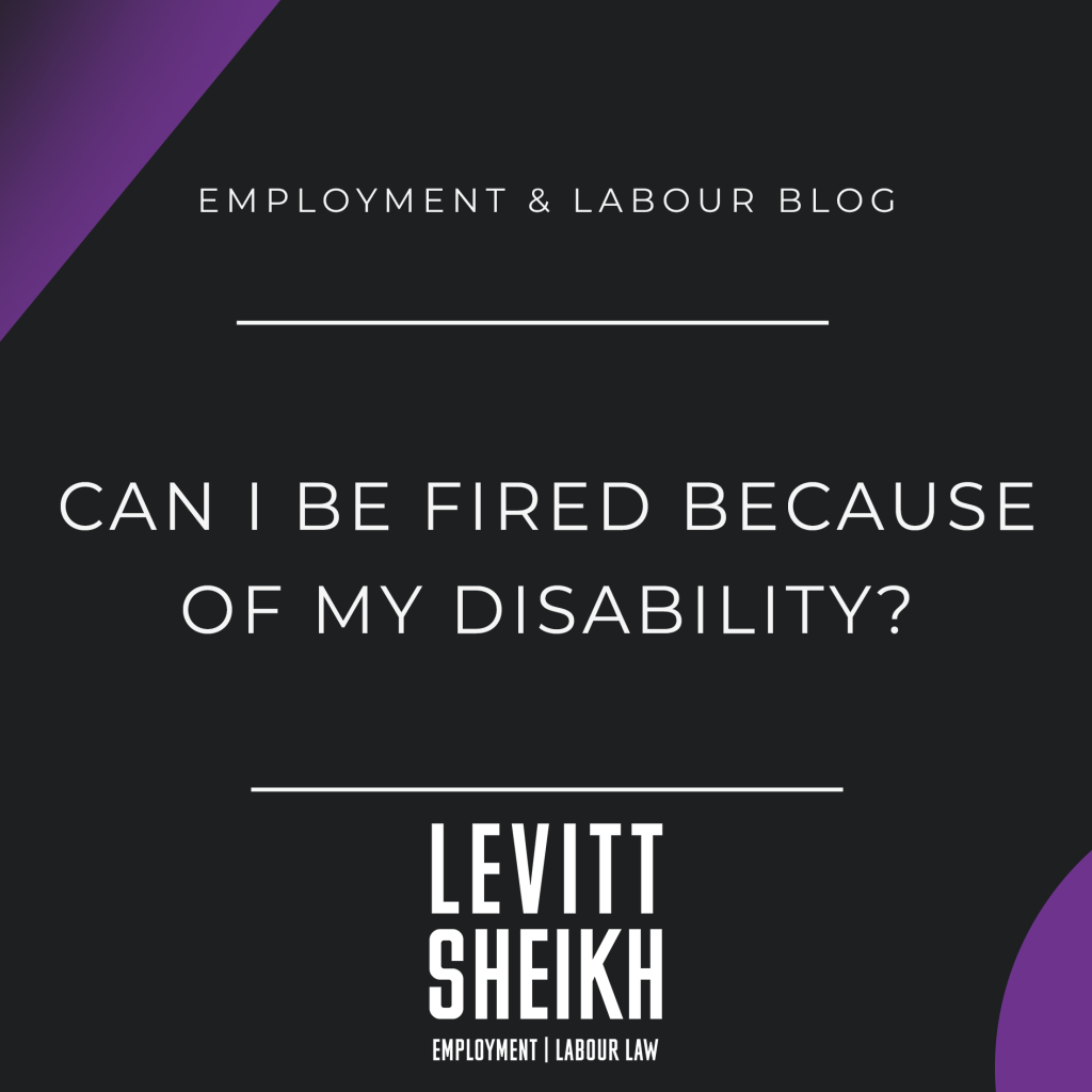 Can I Be Fired Because of my Disability?