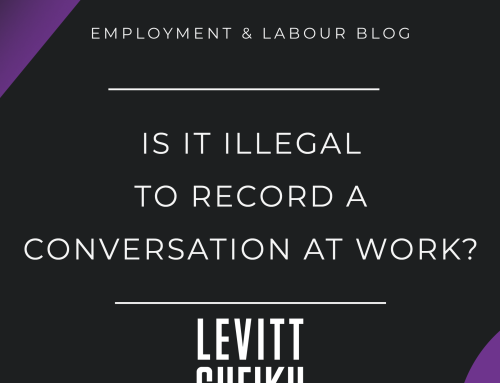 Is It Illegal to Record a Conversation at Work?