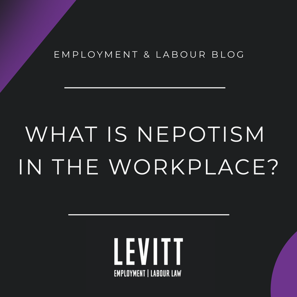 What is Nepotism in the Workplace?