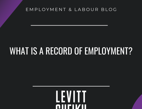 What is a Record of Employment? – ROE Ontario